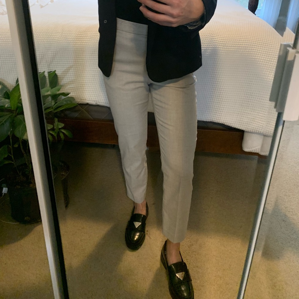 Linen Tapered Trousers